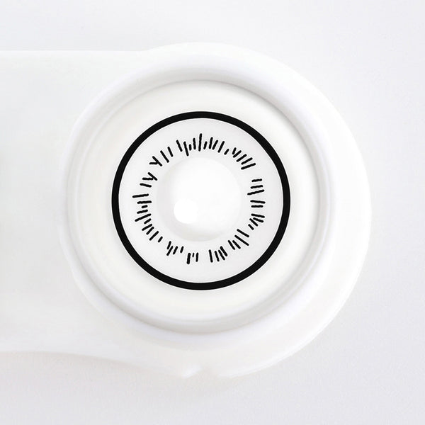White Halloween Yearly Contact Lenses