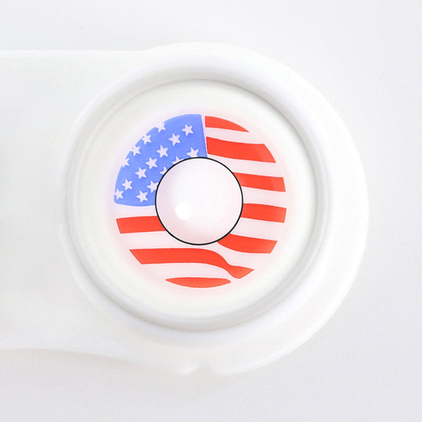Freedom Star Costume Yearly Contact Lenses | 2 Pcs