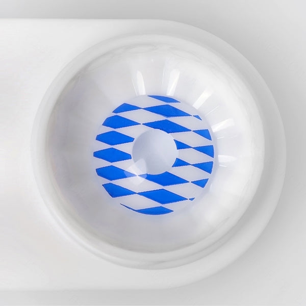 Pyramid Scheme Blue Costume Yearly Contact Lenses