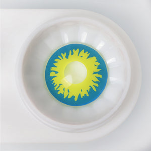 Spellbound Blue Costume Yearly Contact Lenses