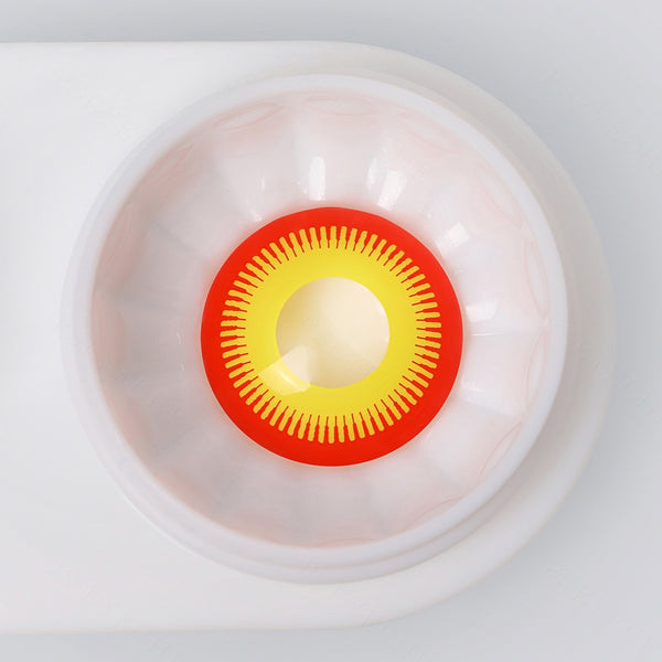 Sunset Blaze Red Costume Yearly Contact Lenses
