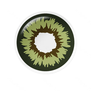 Wonderland Flame Green Costume Yearly Contact Lenses