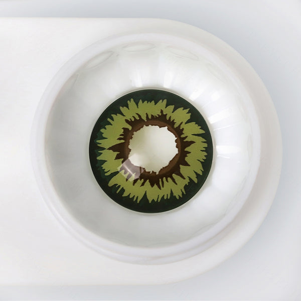 Wonderland Flame Green Costume Yearly Contact Lenses