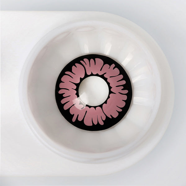 Eotd Floral Pink Halloween Yearly Contact Lenses