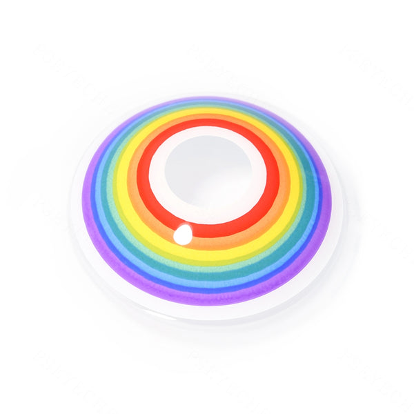Multiple Rainbow Costume Contact Lenses
