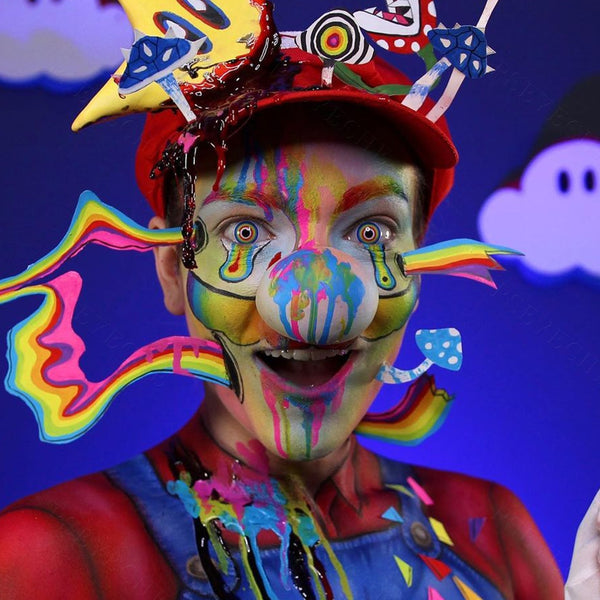 Multiple Rainbow Costume Contact Lenses