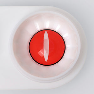 Hellfire Vision Red Costume Yearly Contact Lenses