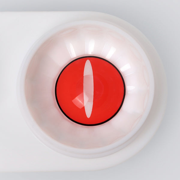 Hellfire Vision Red Costume Yearly Contact Lenses