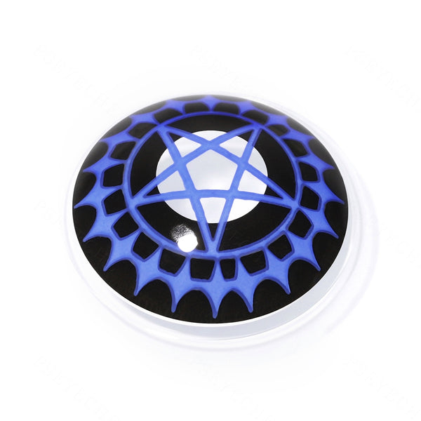 Satellite Blue Costume Yearly Contact Lenses