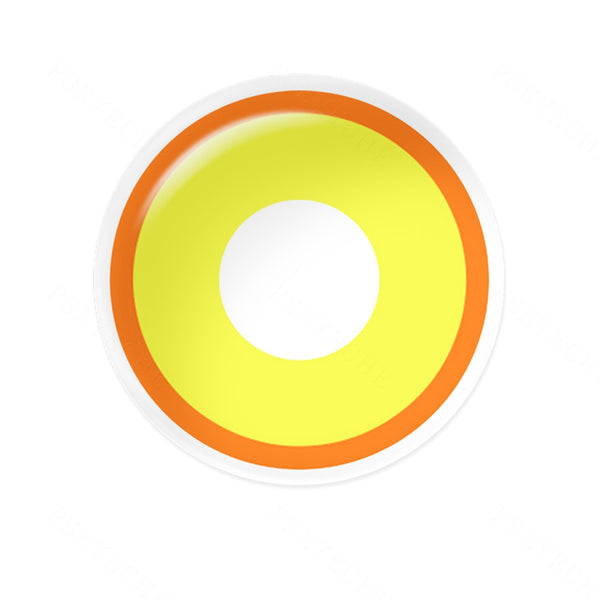 Marigold Halo Yellow Costume Yearly Contact Lenses | 2 Pcs