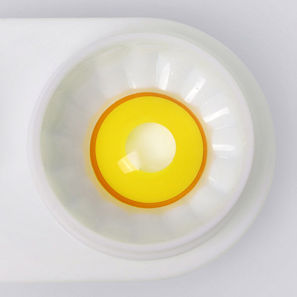 Marigold Halo Yellow Costume Yearly Contact Lenses | 2 Pcs