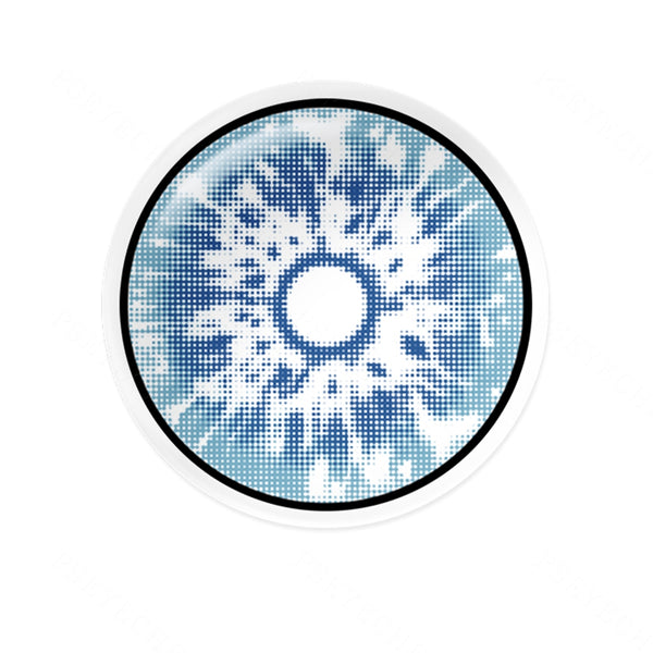 Glacier Shimmer Blue Costume Yearly Contact Lenses