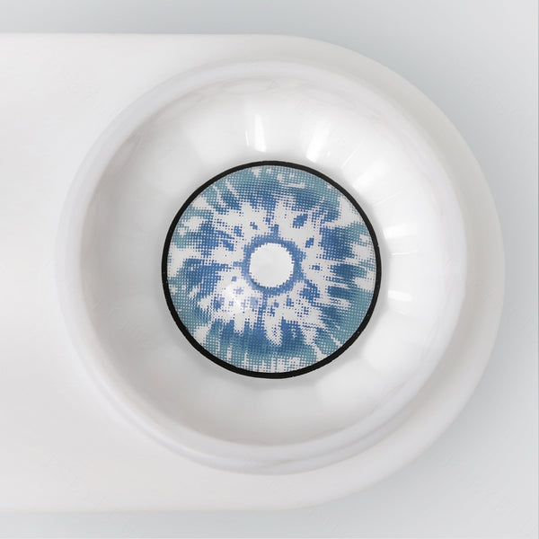 Glacier Shimmer Blue Costume Yearly Contact Lenses