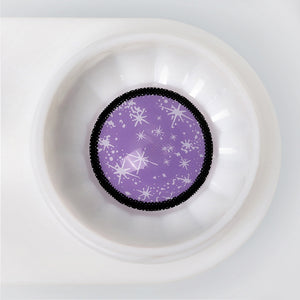Blind Starry Purple Costume Yearly Contact Lenses
