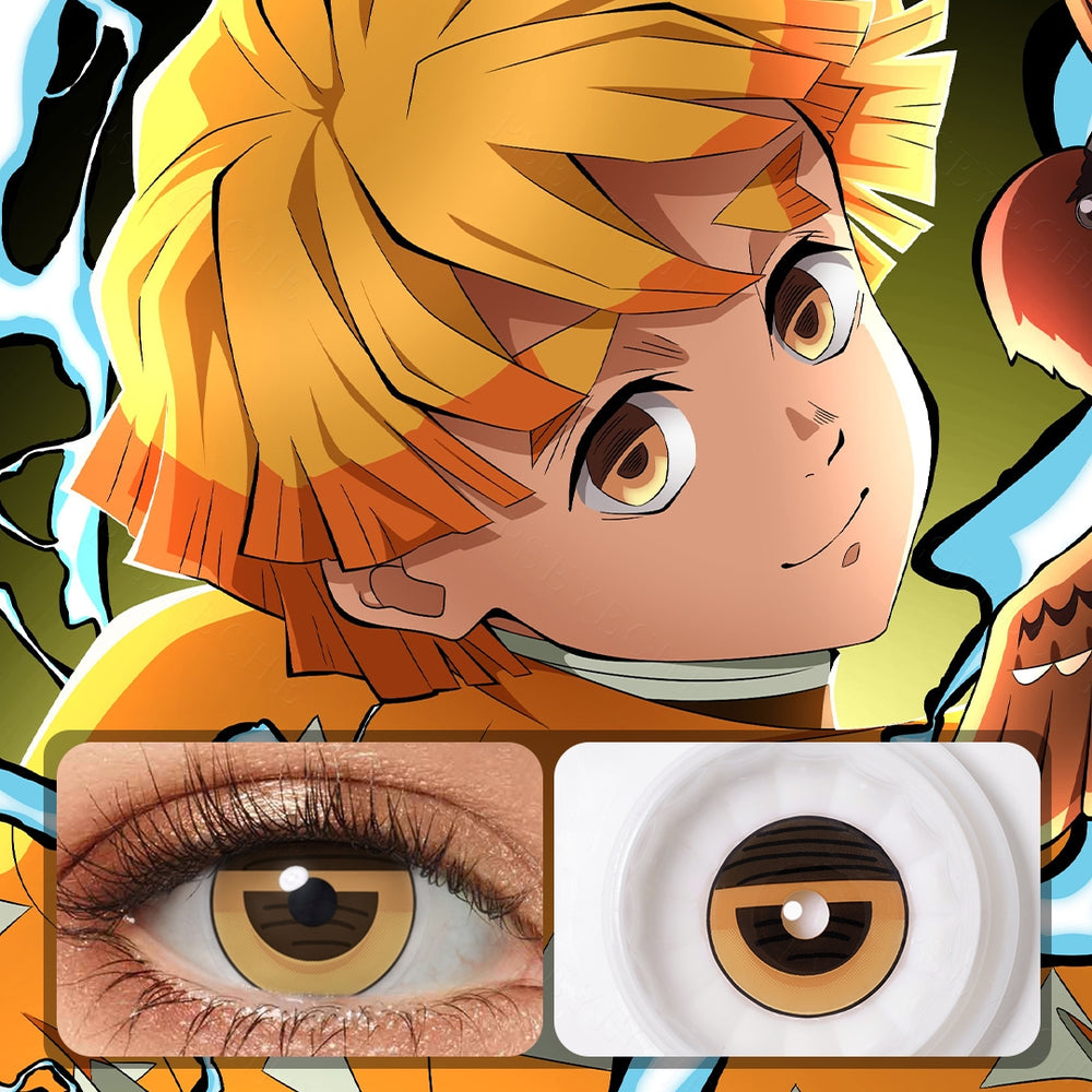 Hazelnut Black Costume Yearly Contact Lenses