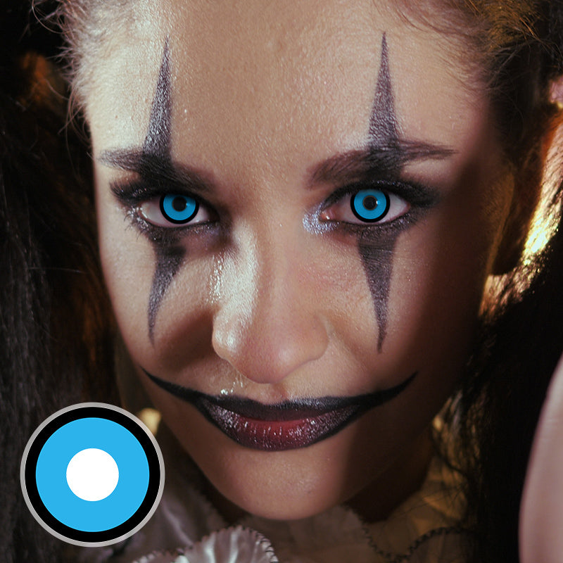 Circle Blue Halloween Contact Lenses