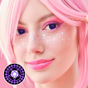 Astrolabe Purple Halloween Contact Lenses