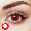 Pure Red Costume Contact Lenses