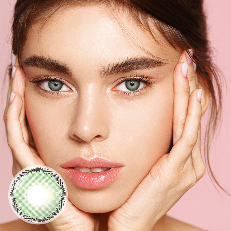 [US Warehouse] Premium Green Monthly Contact Lenses