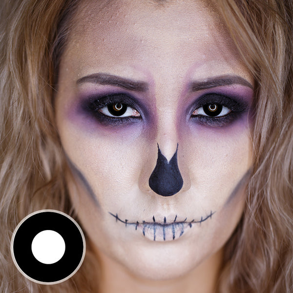 Annulus Black Costume Contact Lenses