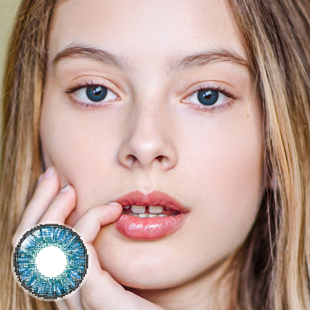 [US Warehouse] Star Brilliant Blue 6 Months Contact Lenses