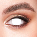 [US Warehouse] Blind White Halloween Monthly Contact Lenses