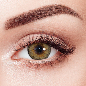 [US Warehouse] 3-Tone Pure Hazel Prescription Monthly Contact Lenses