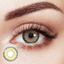[US Warehouse] Fantasy Green Yellow Prescription Monthly Contact Lenses