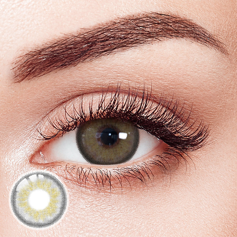 [US Warehouse] Russian Grey Prescription Monthly Contact Lenses