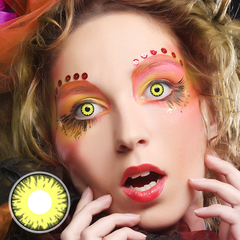 Twilight Yellow Cosplay Contact Lenses