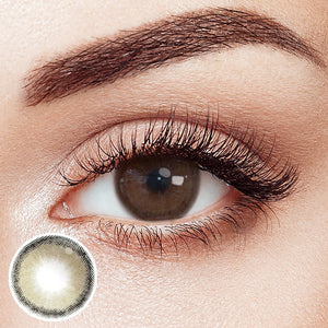 Roze Beige Brown 6 Months Contact Lenses
