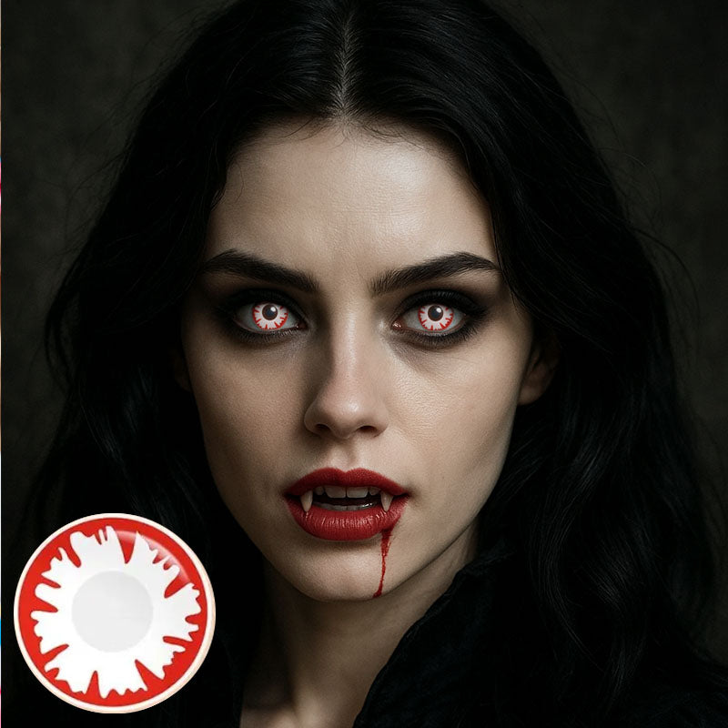 White Cosplay Yearly Contact Lenses