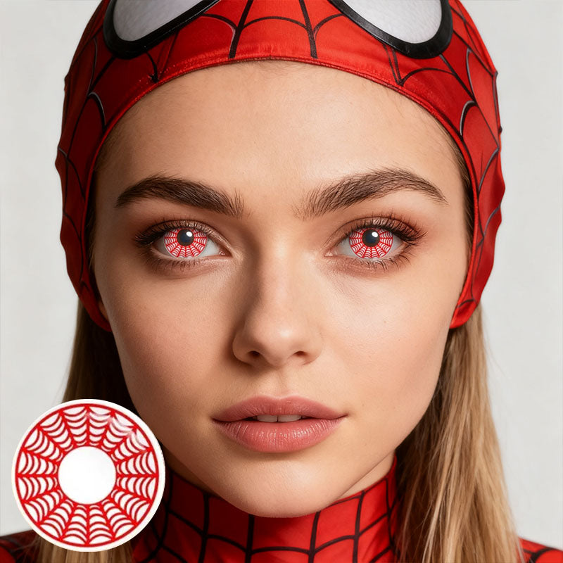 Red Cosplay Yearly Contact Lenses