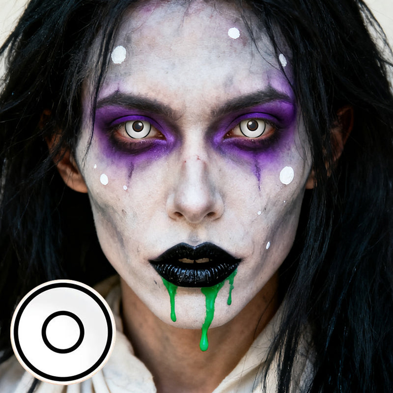 White Cosplay Yearly Contact Lenses