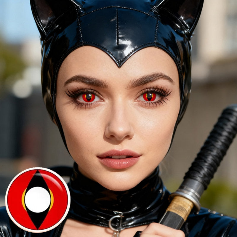 Red Halloween Yearly Contact Lenses