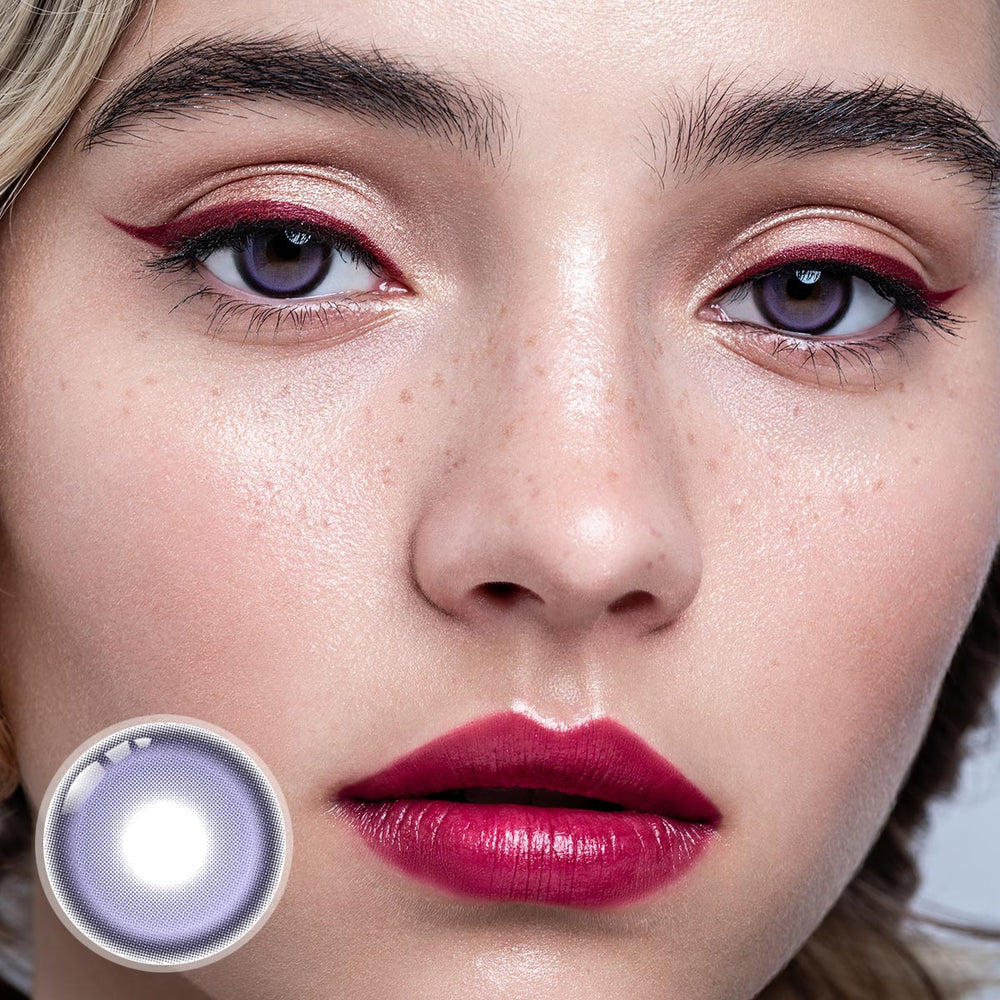 Pearl Purple 6 Months Contact Lenses