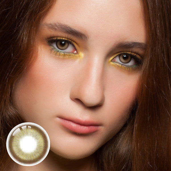 Luminous Brown Yearly Contact Lenses
