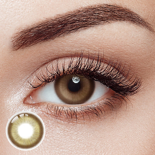 Luminous Brown Yearly Contact Lenses