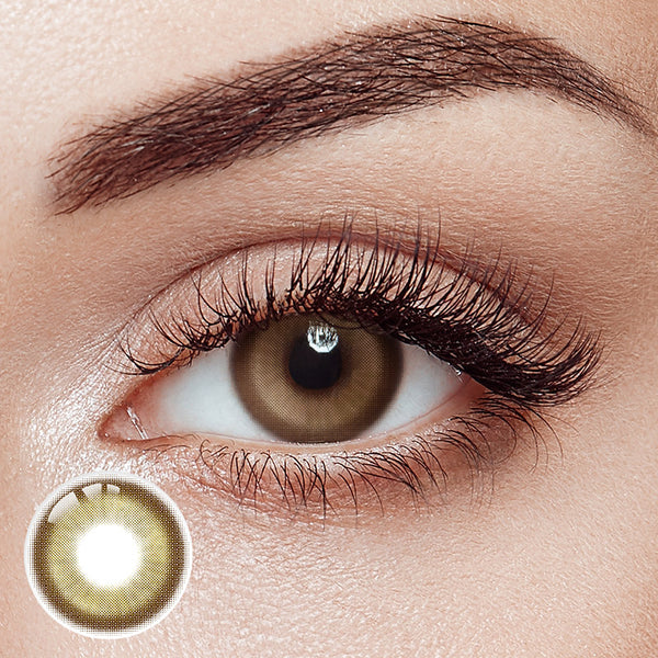 Luminous Brown Yearly Contact Lenses