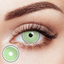 Lime Circle Green Costume Yearly Contact Lenses
