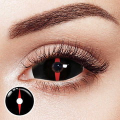 Compass Black Sclera 22mm Costume Yearly Contact Lenses
