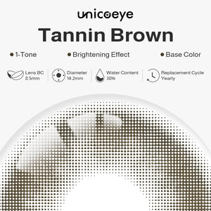 Tannin Brown Prescription Yearly Contact Lenses