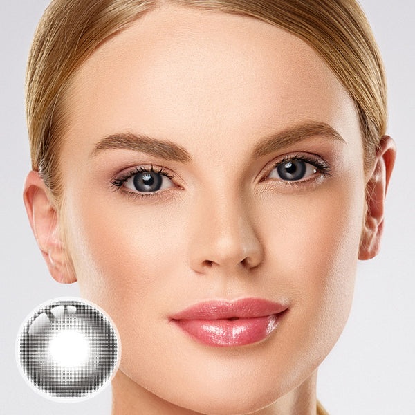 Cream Black Prescription Yearly Contact Lenses