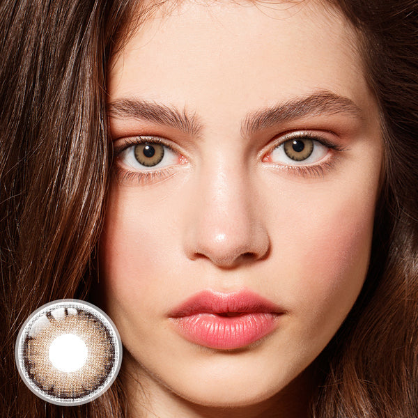 Jasmine Brown Prescription Yearly Contact Lenses