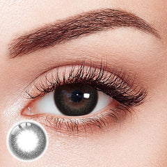 Oatmeal Black Yearly Contact Lenses