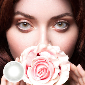 Moonlit Veil Grey Prescription Yearly Contact Lenses
