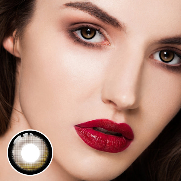 Mocha Brown Prescription Yearly Contact Lenses
