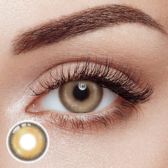Startrails Brown Yearly Contact Lenses