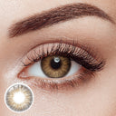 Honeycomb Brown Yearly Contact Lenses