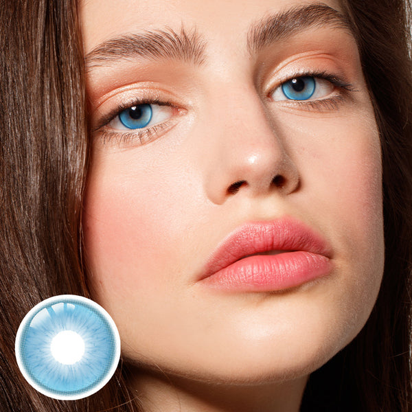 Ruby Blue Yearly Contact Lenses